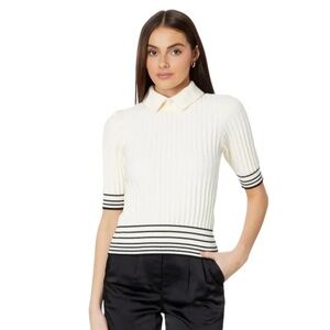 Ted Baker Morliee Puff Sleeve Fitted Sweater